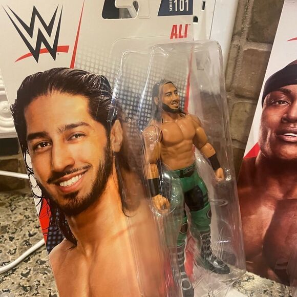 WWE Action Figures set of 6 NIB AJ Styles Bobby Lashley ALI Ronda Sarah - Picture 3 of 14